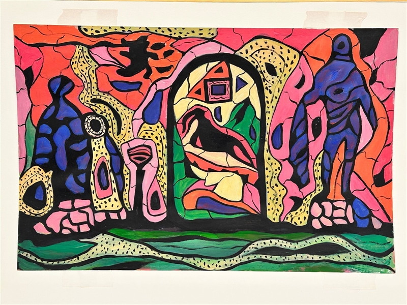 Original Acrylic Signed Unknown Artist