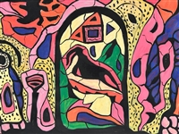 Original Acrylic Signed Unknown Artist