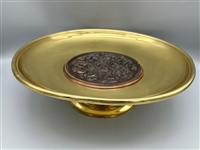 French Gilt Brass Tazza
