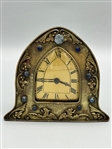 Empire Art Gold Art Deco Desk Clock