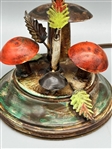 Tole Italian Toadstool Lamp