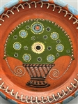 Slip Decorated Primitive Plate