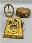 (3) Bronze, Brass Metal Pieces