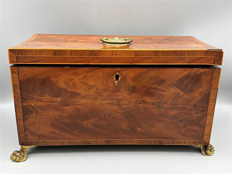 Early English Tea Caddy Claw Feet