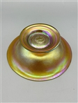 Favrile Iridescent Footed Bowl Unsigned