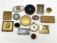 (15) Ladies Compacts, Pill Holders