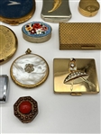 (15) Ladies Compacts, Pill Holders