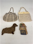 (4) Hand Beaded Embroidered Change Purses