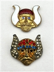 Pair of Zaman Grotto Badges