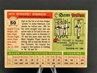 1955 Topps Jackie Robinson #50 Baseball Card