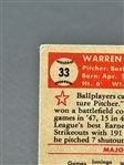 1952 Topps Warren Spahn #33 Baseball Card