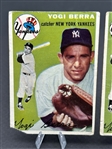(2) 1954 Yogi Berra #50 Baseball Cards