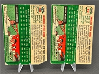 (2) 1954 Yogi Berra #50 Baseball Cards