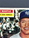 1956 Topps Mickey Mantle White Back #135 Baseball Card