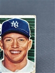 1956 Topps Mickey Mantle White Back #135 Baseball Card