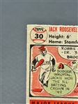 1956 Topps Jackie Robinson #30 Gray Back Baseball Card: