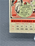 1956 Topps Jackie Robinson #30 Gray Back Baseball Card: