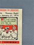 1956 Topps Jackie Robinson #30 Gray Back Baseball Card: