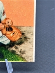 RARE 1954 Bob Feller Wilson Franks Baseball Card Autographed