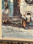 Pablo E. Oil on Canvas Cityscape