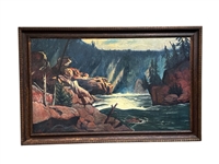 Hans H. Volck Oil on Canvas Landscape