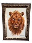 Lion Oil on Canvas Painting