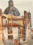 (2) Original Watercolor Paintings Framed