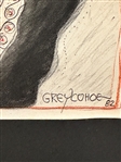 Grey Cohoe Enemyway Chanter Artwork Matted and Unframed