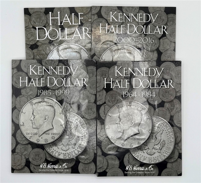 Kennedy Half Dollar Whitman Album Collection