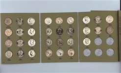 Kennedy Half Dollar Whitman Album Collection