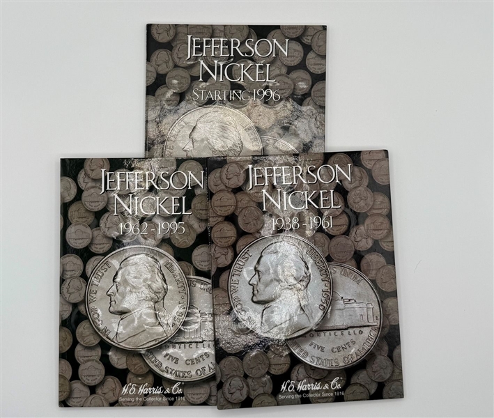 Jefferson Nickel Whitman Album Collection