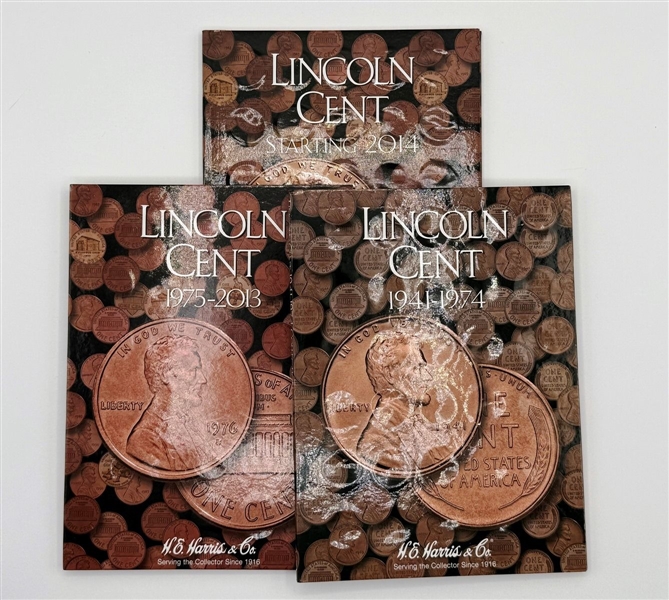 Lincoln Cent Whitman Album Collection