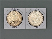 1886-O and 1895-O Morgan Silver Dollars Key Dates