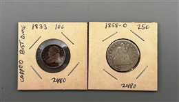 (5) Early US Coins