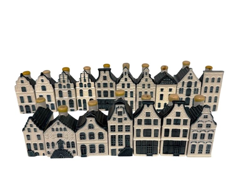 (17) Blue Delft KLM Miniature Houses by Bols