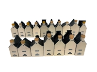 (17) Blue Delft KLM Miniature Houses by Bols