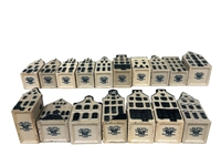 (17) Blue Delft KLM Miniature Houses by Bols