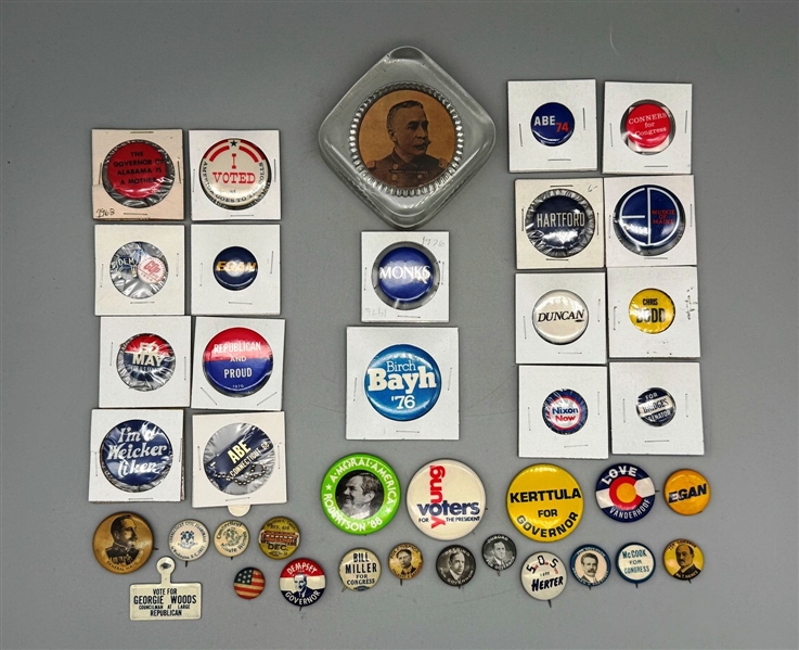Group of Vintage Politcal Pinbacks