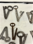 (45) Antique Skeleton Folding Keys
