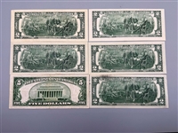 US Currency Lot of Banknotes