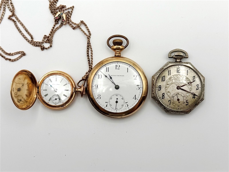 (3) Vintage Pocket Watches