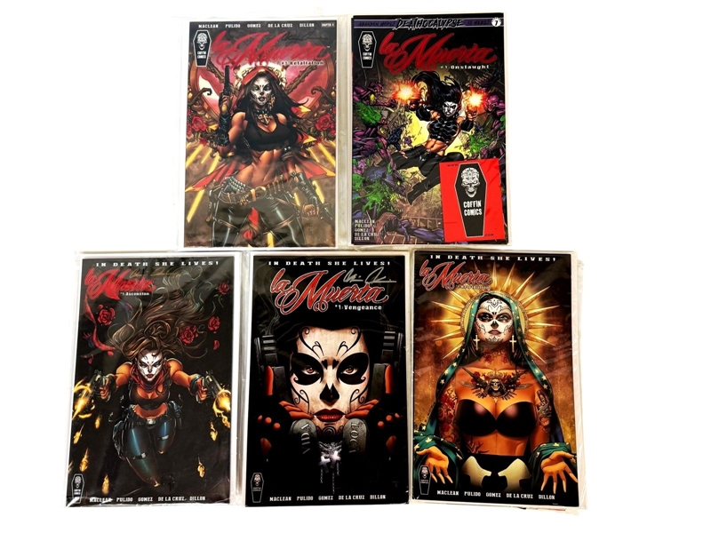 (#3) Signed La Muerta and Hell Witch Comic Books with Bonus Packs and More