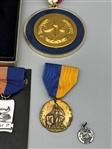 Group of AFLA Amateur Fencers League Medals in Gold Filled and Sterling