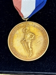 Group of AFLA Amateur Fencers League Medals in Gold Filled and Sterling