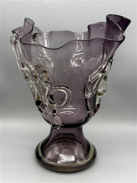 Artisan Blown Glass Vase