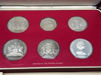 1984 Caribbean Collectors Proof Set Franklin Mint