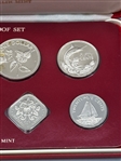 1984 Commonwealth of Bahamas (9) Coin Proof Set