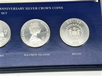 The Queen Elizabeth II 30th Anniversary Silver Crown (5) Coin Proof Set