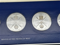 The Queen Elizabeth II 30th Anniversary Silver Crown (5) Coin Proof Set