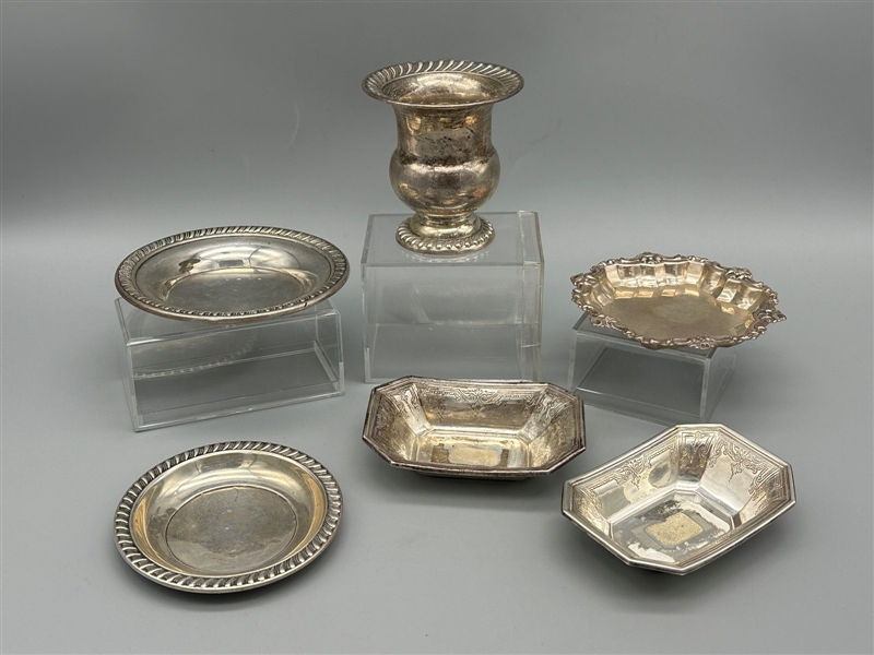 (6) Small Pieces Sterling Silver